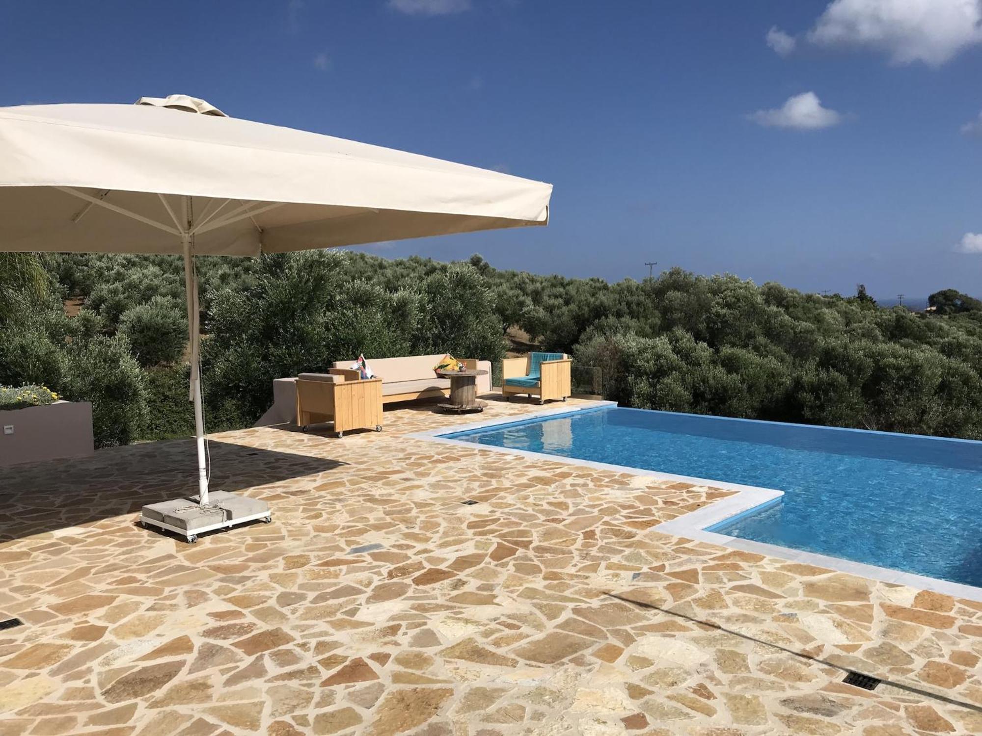 Luxurious Villa In Peloponnese With Swimming Pool Kamária Zewnętrze zdjęcie