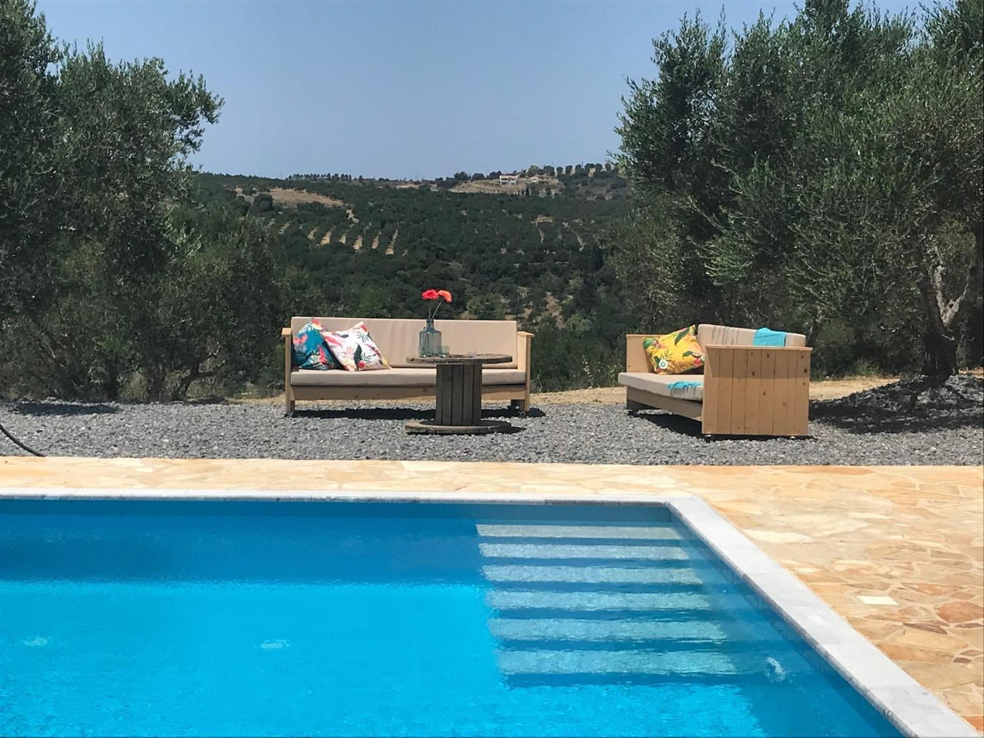 Luxurious Villa In Peloponnese With Swimming Pool Kamária Zewnętrze zdjęcie